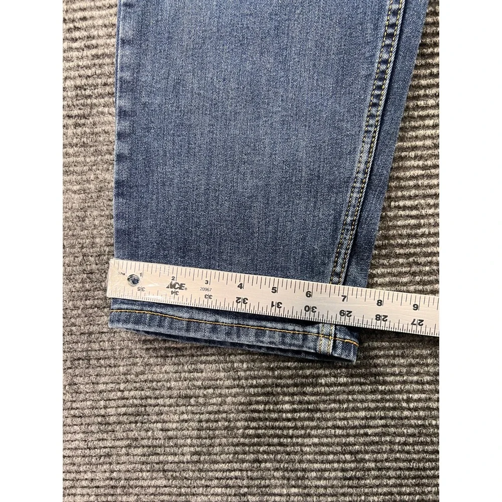 Levis 502 Regular Taper Jeans Mens 36x29 Blue Medium Wash Denim Pants
